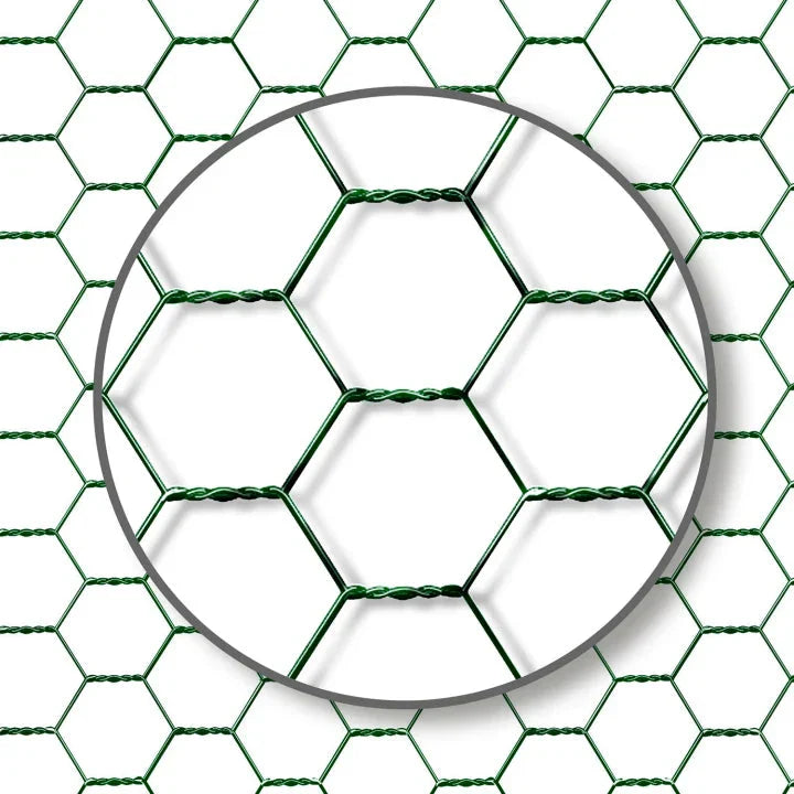 Recinto per pollaio da 9 m2 con rete in acciaio zincato